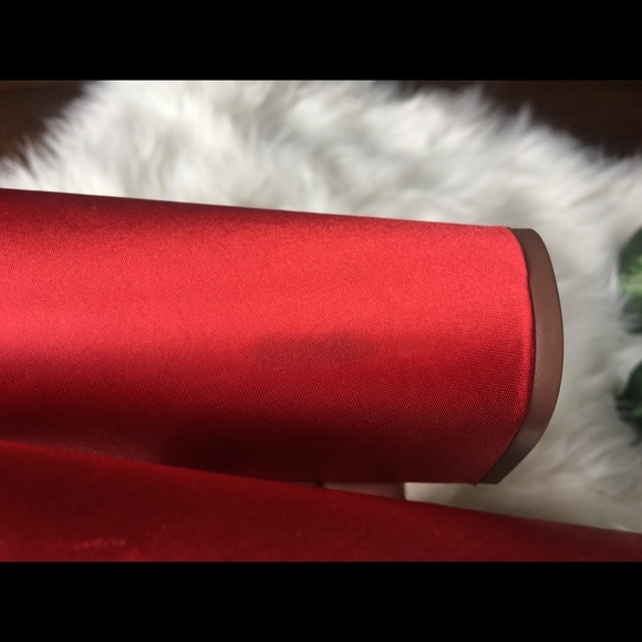 Ankle strap platform chunky red heel - Picture 5 of 6